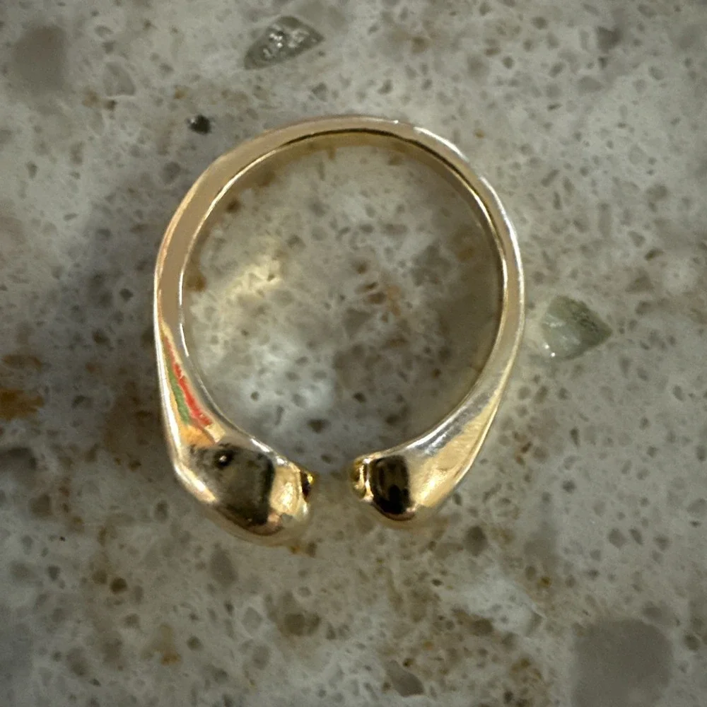 6 Pcs Fashion Rings Jewellery for Women Party Gold Colour